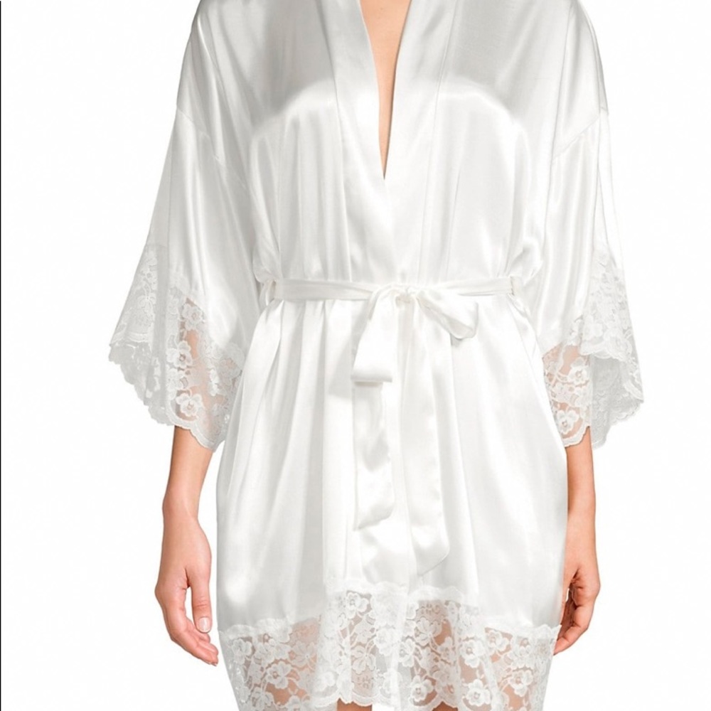 The Mrs. Satin & Lace Wrapper Robe